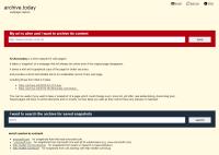 Wikipedija ne dovoljuje več povezav na Archive.today