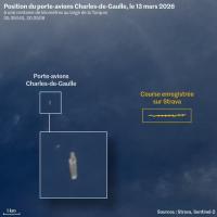 Kod plove francoska letalonosilka? Poglejte na Stravo