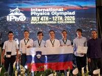 Eno zlato, trije broni na fizikalni olimpijadi