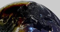 Sončni mrk posneli tudi sateliti